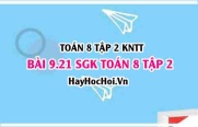 Bài 9.21 SGK Toán 8 tập 2 Kết nối tri thức